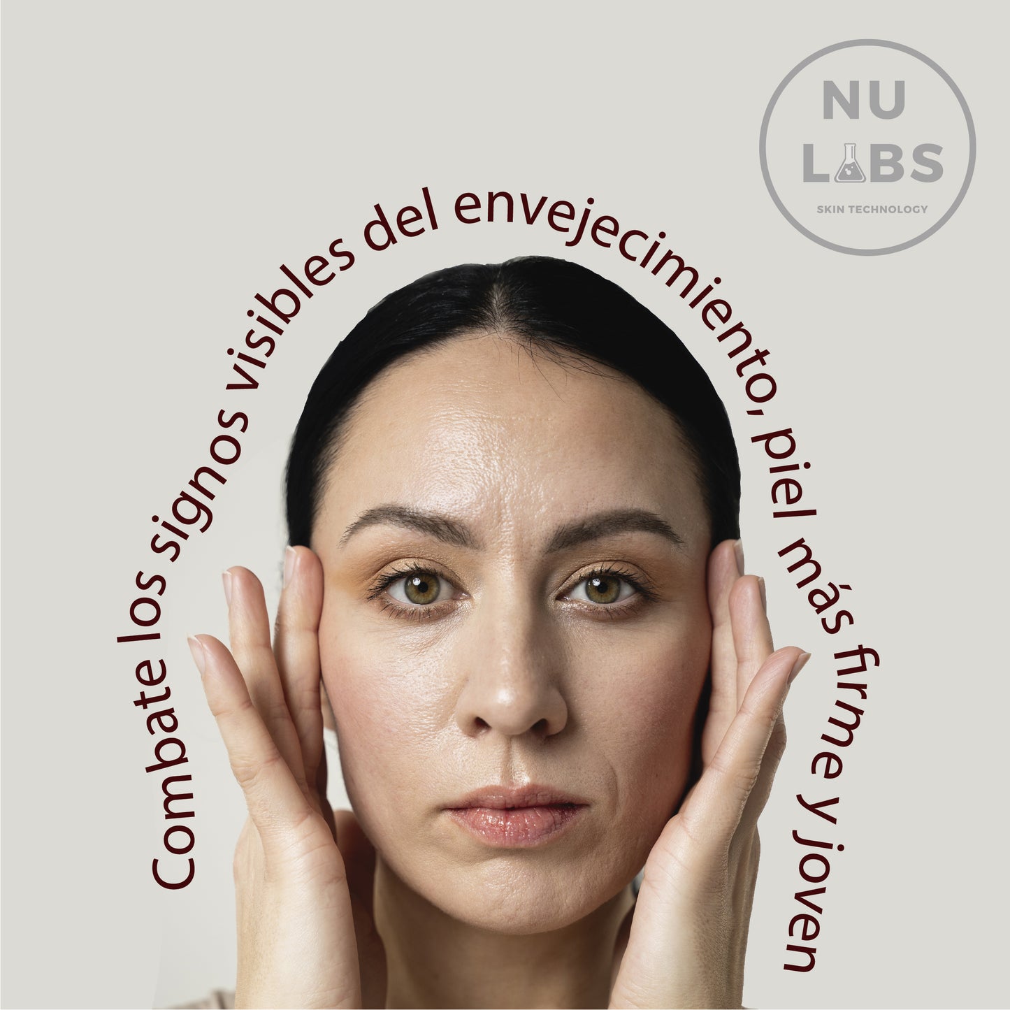 Gel Conductor Facial y Corporal Anti Edad Nu Labs para Aparatología, Rejuvenecimiento con Activos, Estimula Colágeno, Mejora Firmeza, Hidratación Profunda, Suaviza Líneas de Expresión, 250ml