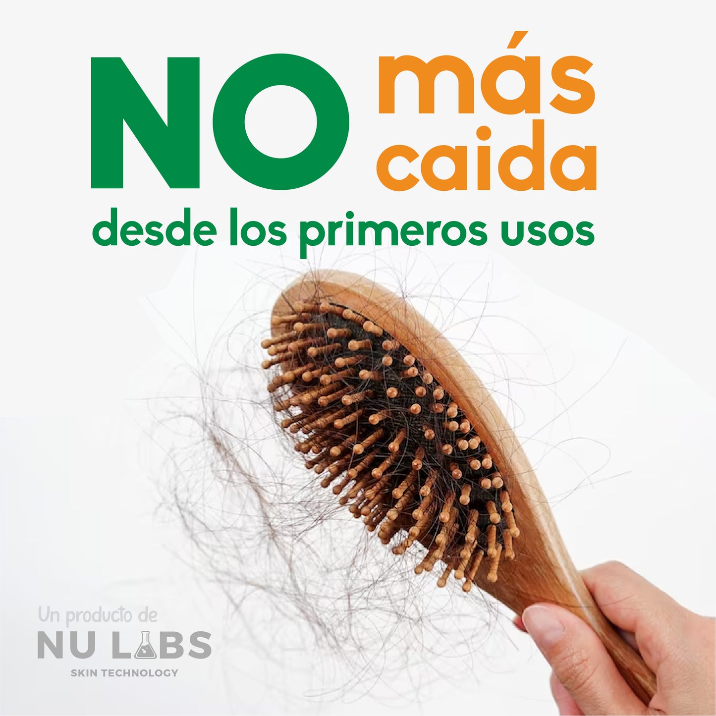 Shampoo de Caballo Nu Labs 500ml | Con Extractos Naturales | Pulpa de Sábila, Romero y Jojoba | PH Neutro | Cruelty-Free y Sin Parabenos | Detox Capilar y Stop Caída | Ideal para Cabello Dañado y Tinturado | Frescura con Aroma a Menta