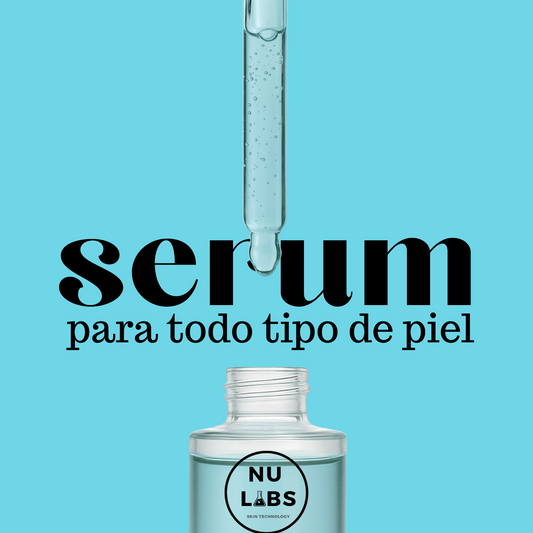 Sérum Facial Niacinamida B3 y Ácido Hialurónico – Hidratante Antiarrugas para Piel Sensible – Suero Facial Antiedad con Aloe Vera y Hamamelis – NU LABS 30 ml