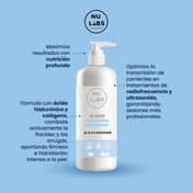 Gel conductor con colágeno para aparatología corporal y facial