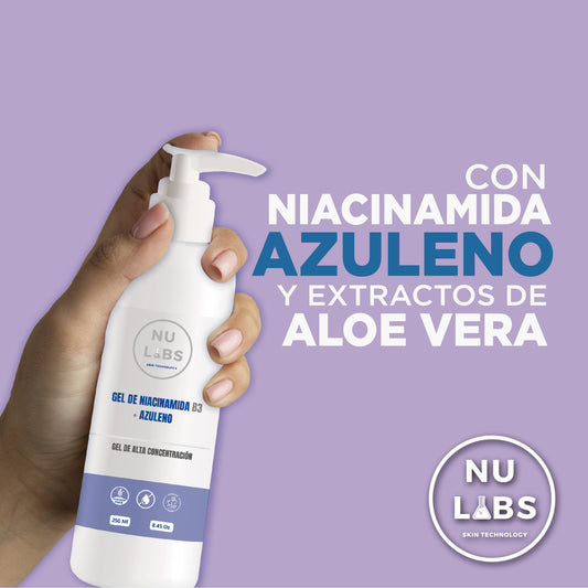 Gel Conductor para Piel Sensible Facial y Corporal, Calma y Protege, Hidratación Profunda, Mejora Eficacia de Tratamientos de Aparatología, Reduce Sensibilidad e Inflamación, 250ml Nu Labs