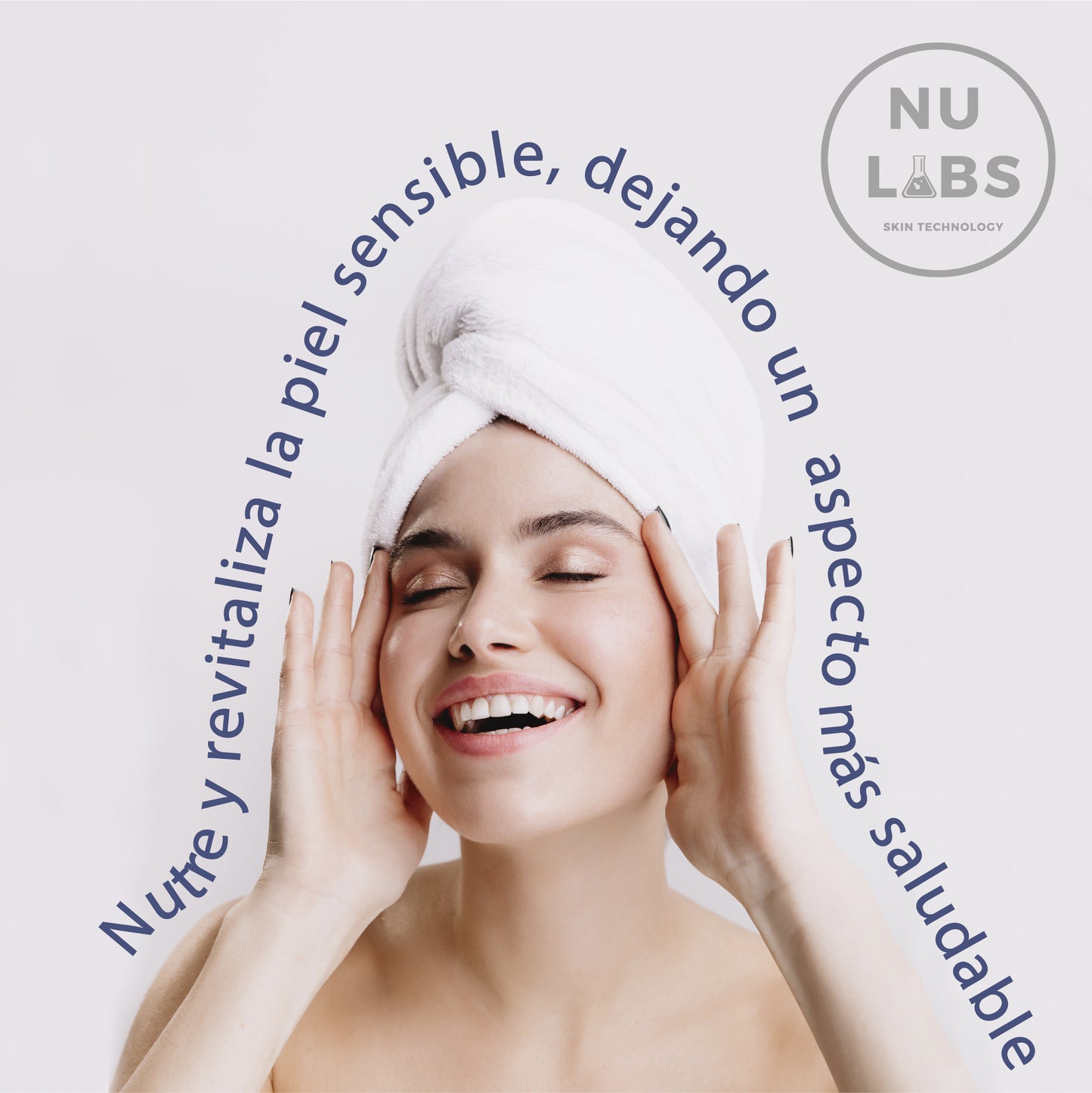 Gel Conductor para Piel Sensible Facial y Corporal, Calma y Protege, Hidratación Profunda, Mejora Eficacia de Tratamientos de Aparatología, Reduce Sensibilidad e Inflamación, 250ml Nu Labs