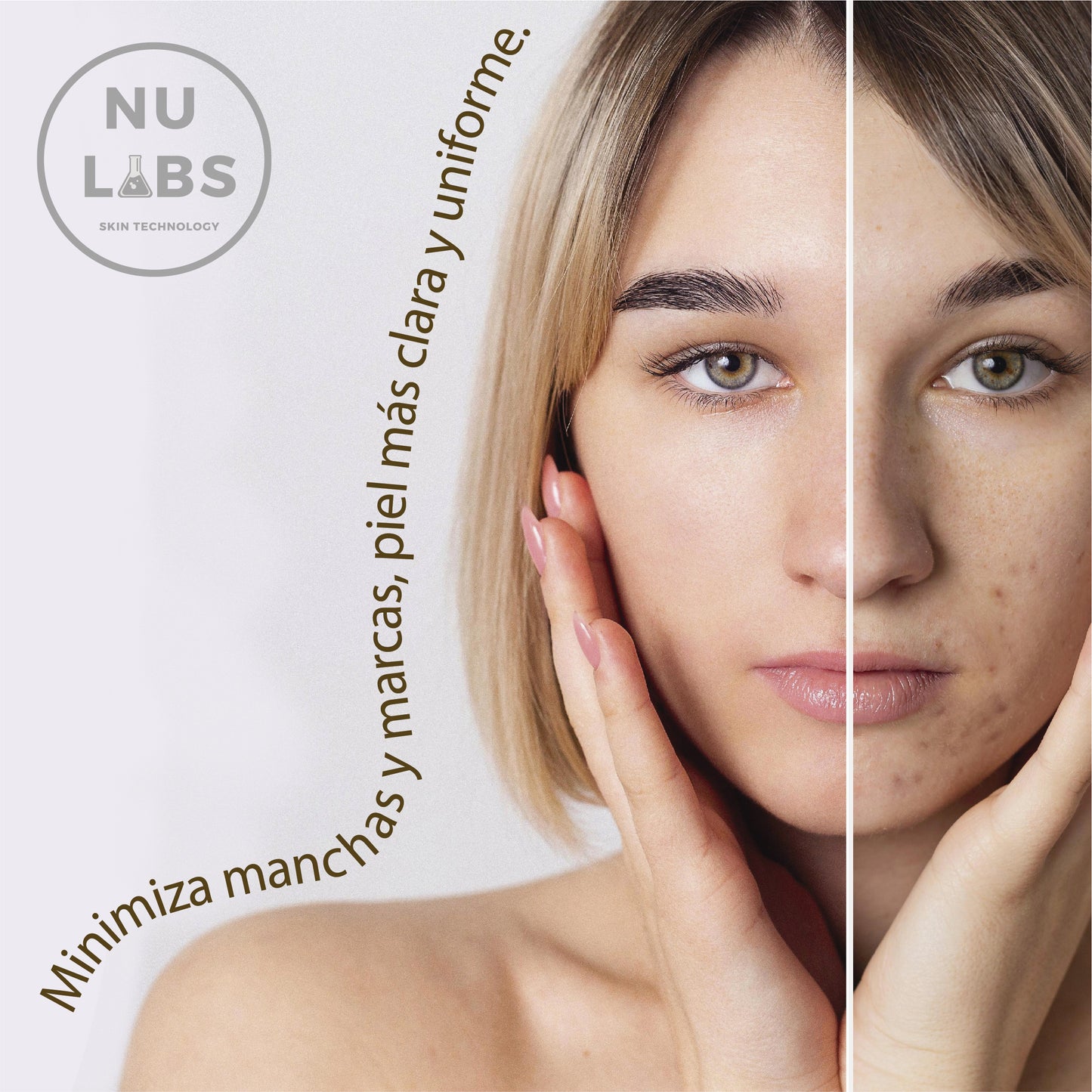 Gel Conductor Unificador de Tono Facial y Corporal para Aparatología, Reduce Manchas e Hiperpigmentación, Ilumina y Suaviza la Piel, Promueve Renovación Celular, 250ml Nu Labs