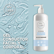 Gel conductor con colágeno para aparatología corporal y facial