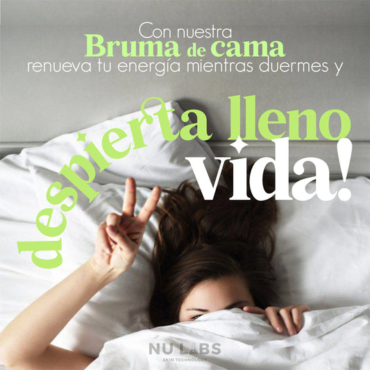 Bruma de Cama con Aceite Esencial de Aloe Vera | Spray Relajante para Dormir Mejor | Aromatizante Natural para Hogar, Almohadas y Habitaciones | Promueve el Descanso y Reduce el Estrés | Frescura Calmante con Ingredientes Naturales | Nu Labs 120 ml