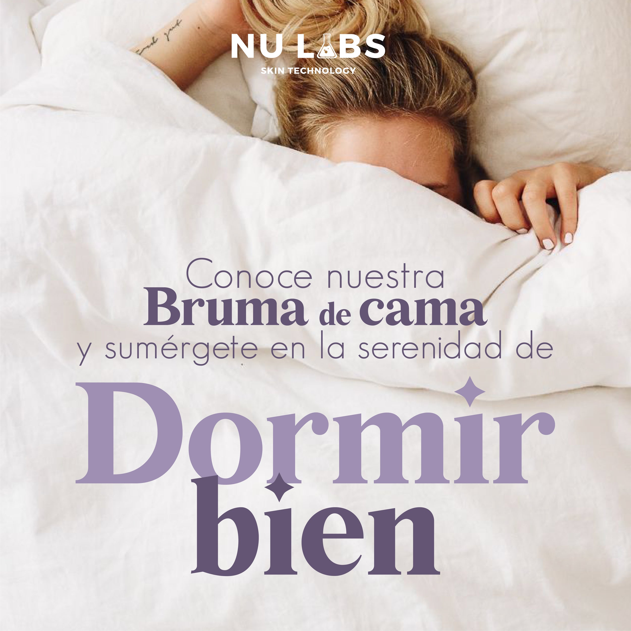 Bruma de Cama con Aceite Esencial de Lavanda